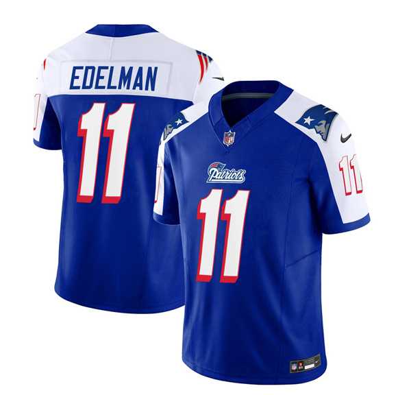 Men & Women & Youth New England Patriots #11 Julian Edelman Blue White 2023 F.U.S.E. Vapor Limited Jersey,We sell and wholesale Men & Women & Youth New England Patriots #11 Julian Edelman Blue White 2023 F.U.S.E. Vapor Limited Jersey on line form chian!